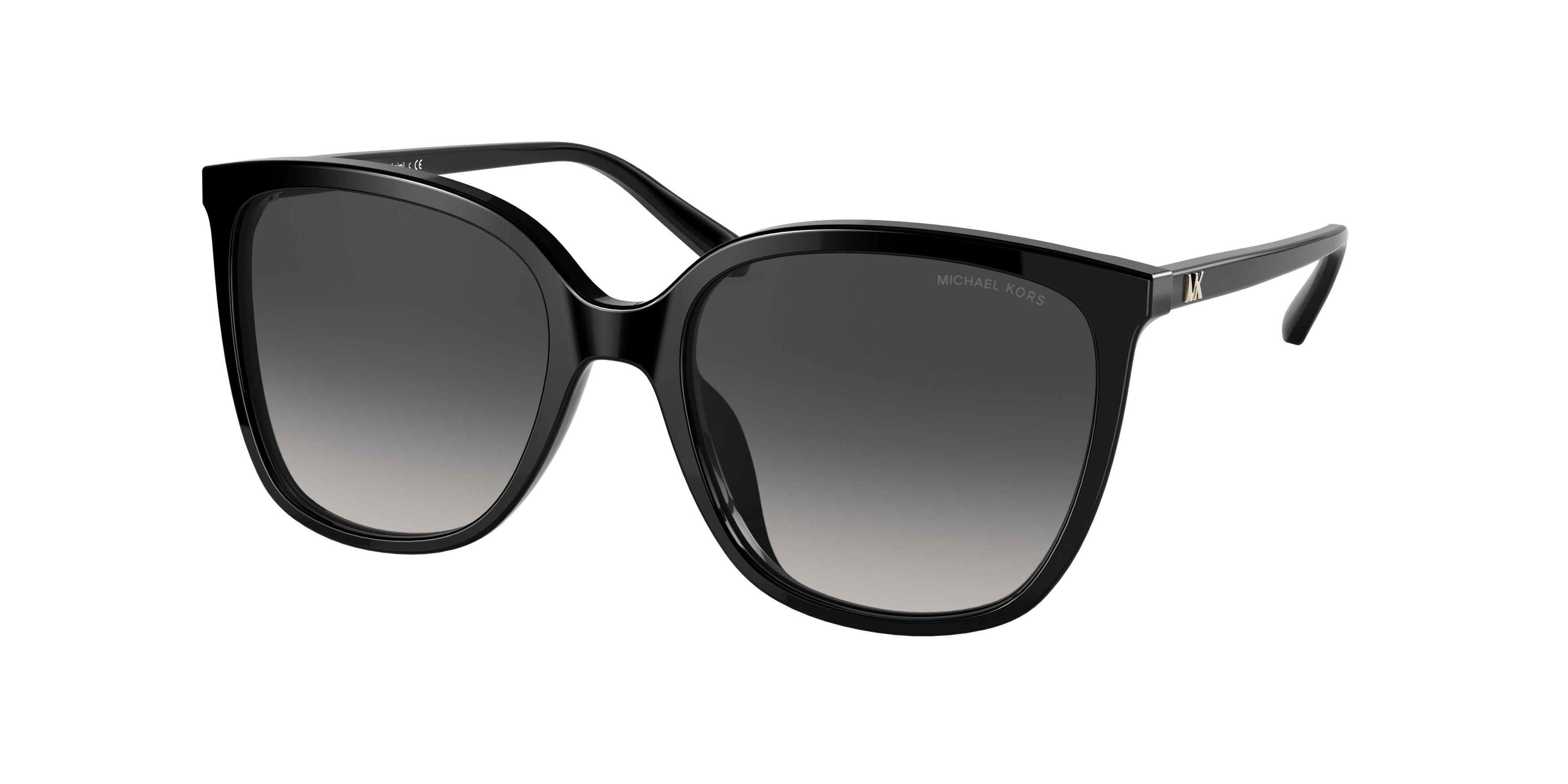 Michael Kors Damen MK2137U Anaheim 30058G Sonnenbrillen Acetat Schwarz Grau Quadratisch Normal Schattiert-image
